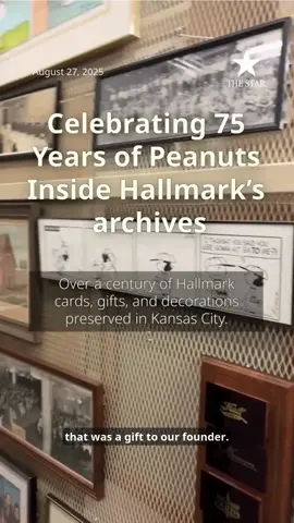 You can find artwork like this and more inside the Hallmark archives, located inside the company’s headquarters.  Everything from the very first Christmas card created in the 1910s to neon light displays are documented inside the 14,000-square-foot vault. The archives were started in the 1950s by Hallmark founder Joyce C. Hall to keep track of the company’s history and products, but also include a complete record of the evolution of its most important art form: the greeting card. He hoped the archives would serve as an inspiration for his employees as they would go back and reference old material to renew for the next season’s batch of cards, a practice today’s employees still do, said Samantha Bradbeer-Stephens, Hallmark’s historian and archivist. “It’s really unique, and it’s why I’ve been so interested in our archive and really making it accessible,” Bradbeer-Stephens said. “It’s just such a source of inspiration, and I get goosebumps when I see something.” Read more about 75 years of Snoopy at KansasCity.com #Snoopy #Peanuts #Hallmark #Hallmarkarchives 
