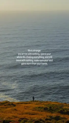 So chasing the shit that doesn’t really even matter in the end. 