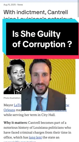 Is the Mayor of New Orleans Guilty of Corruption? #latoya #cantrell #indictment #vappie #neworleans @WWL Louisiana @All Over The Road  New Orleans @FOX 8 New Orleans 