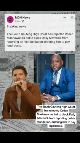 Mashawana sought an interdict, described by Myburgh as a “gag order,” to block the publication of articles linking him, his foundation, and suspended IDT CEO Tebogo Malaka to alleged tender irregularities. . . .■■■ #news   #tiktoknews  #satiktok🇿🇦  #southafrica  #sama28                