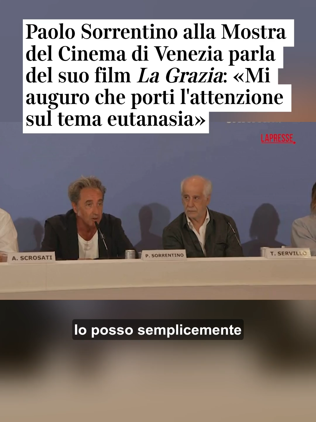 Sembra Mattarella? Forse, ma non lo è. Eppure tanti indizi farebbero pensare a lui. Il protagonista di La grazia, il film di Paolo Sorrentino che il 27 apre la Mostra del cinema di Venezia, è un presidente della Repubblica di fede democristiana, vedovo, con una figlia giurista che vive al suo fianco, attaccatissimo alla Costituzione. Come la mettiamo, Sorrentino? «No, no, ci sono assonanze con vari presidenti della Repubblica, Scalfaro, Cossiga, Ciampi, Napolitano, anche Mattarella. Tutte figure di grande intelligenza, saggezza, responsabilità, e queste caratteristiche ho voluto portarle nel film, in questo c’è un furto. È anche vero però che lo spunto mi è venuto da una notizia che avevo letto, sulla grazia concessa da Mattarella a un uomo condannato per aver ucciso la moglie malata di Alzheimer». 👉 Leggi l'articolo completo di Valerio Cappelli sul Corriere  #paolosorrentino #lagrazia #sorrentino