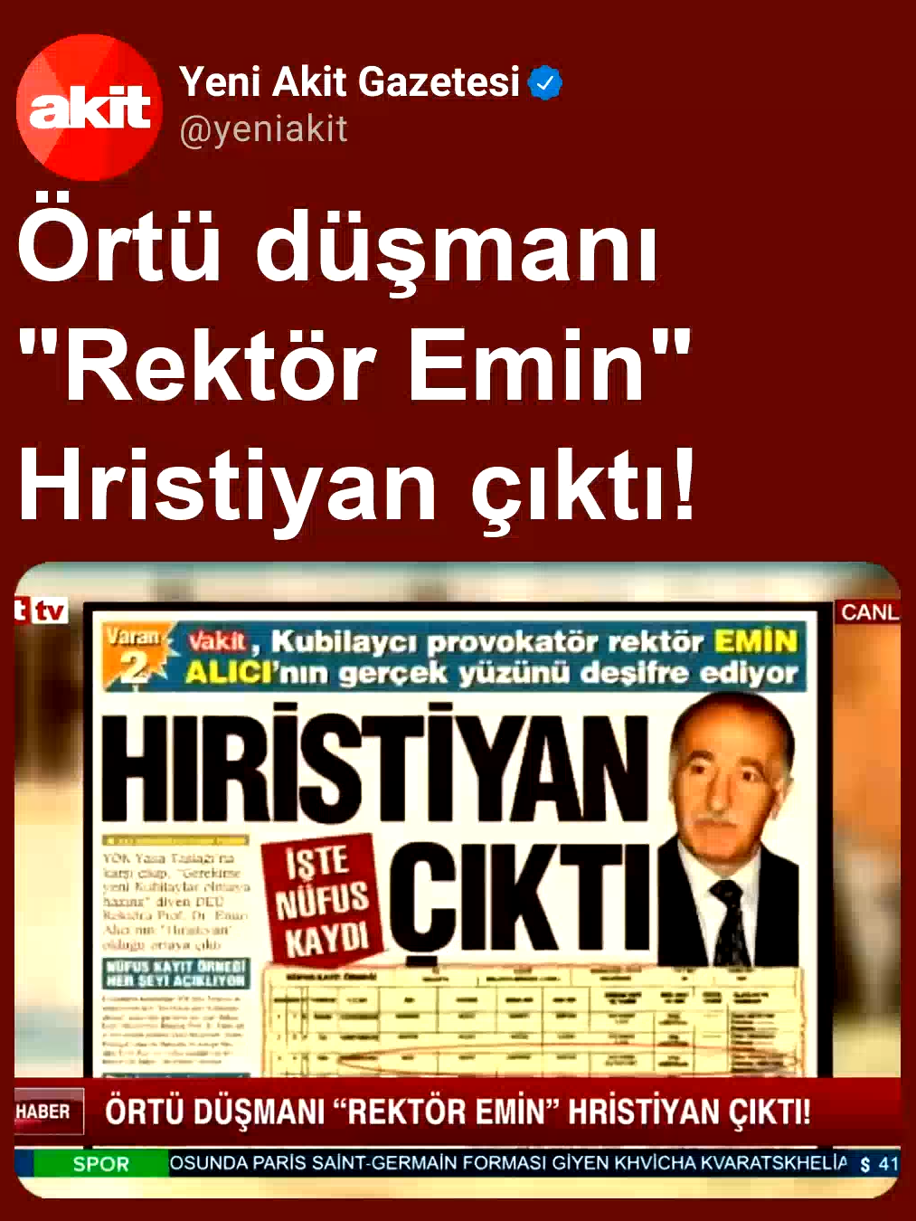 Örtü düşmanı 