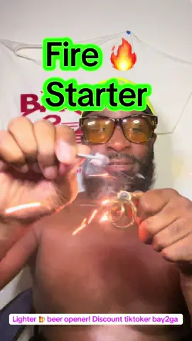 🔥Permanent Match Infinity Lighter with multiple key chain and lighter⚡️ #firestarterchallenge #firestarter #flamestarter #multiplekeychainlighter #keychainlighter 