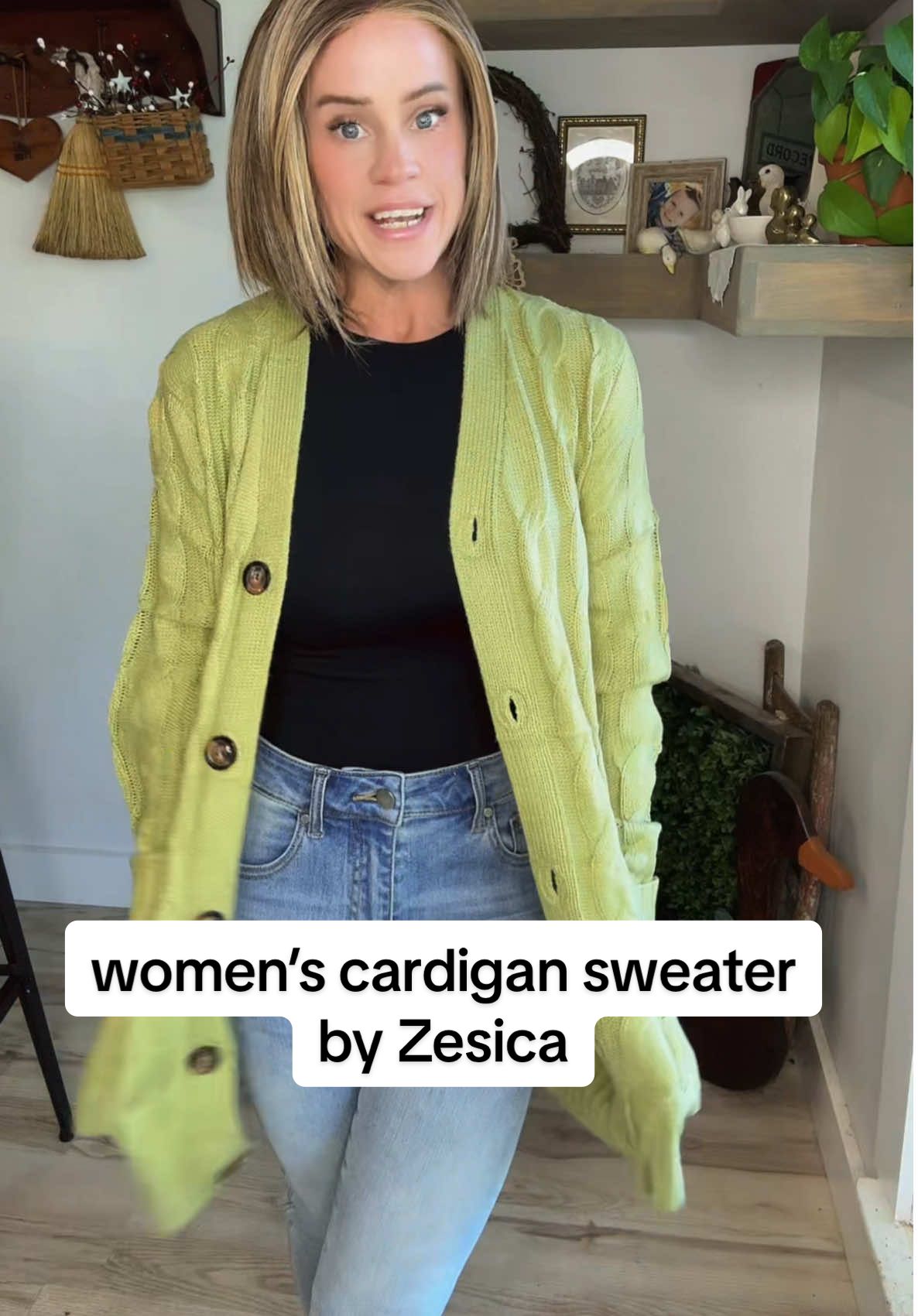 @ZESICA #zesica #womenssweater #cardigan #cardiganoutfit #fallvibes 