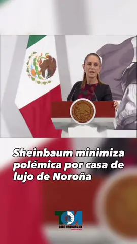 ✨🏠 Claudia Sheinbaum minimizó el tema de la polémica por la lujosa casa de Fernández Noroña al cuestionar: “¿Qué les parece más importante, la casa de Noroña o lo que dijo el director de la DEA sobre García Luna?” 🔥🇲🇽