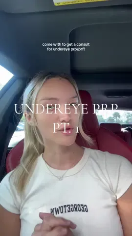 i’ll take you guys along this little journey and to see if there are any changes :) #undereyeprp #prptreatment #undereyebags #cosmeticprocedures 
