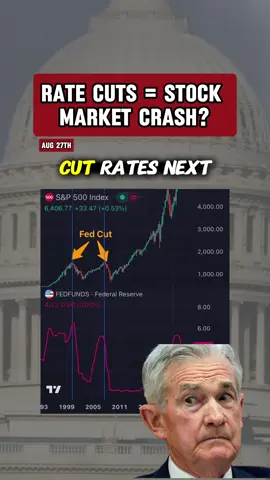 a warning to all investors, the federal reserve is expected to cut rates next month, but the last 2 times they did this in 2000 and 2007, it marked the absolute top for stock market and the crypto market, so let's discuss if this time is different.