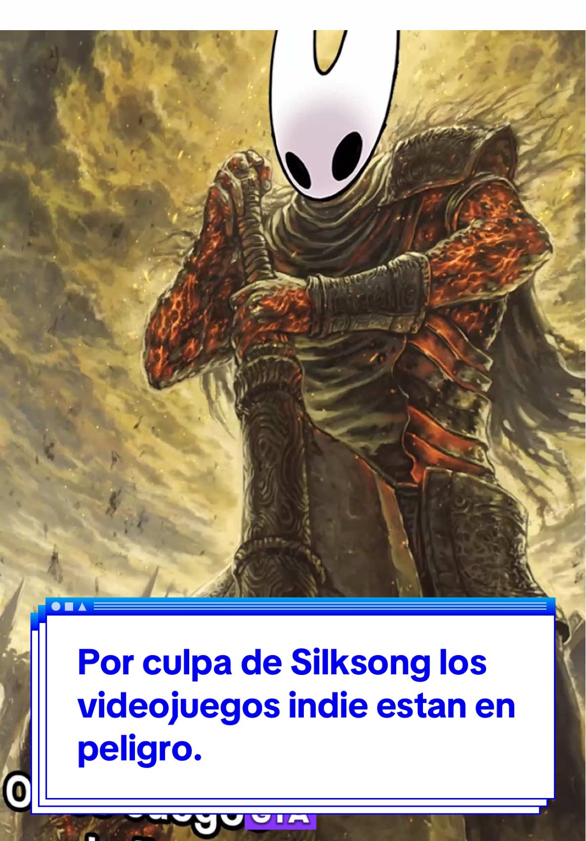 Por culpa de Hollow Knight Silksong 🪲 muchos videojuegos Indies están en problemas 😧 #videojuegos #indies #hollowknight #silksong #gamerentiktok 