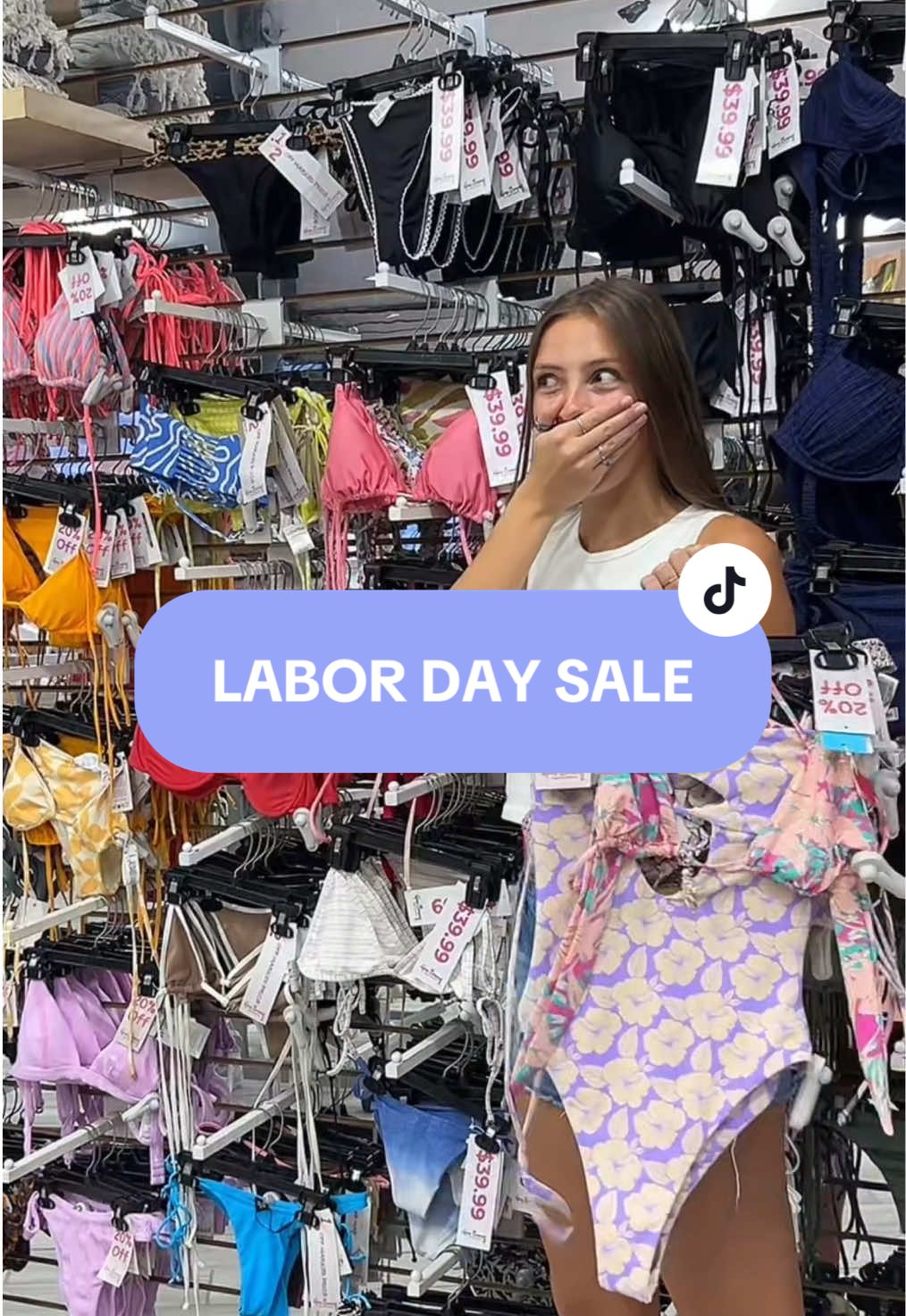 Obviously had to check out the sale! ❤️🩵  #labordaysale #bikinisale #sandiegobikinishop #sdbikinis #sdhiddengem 