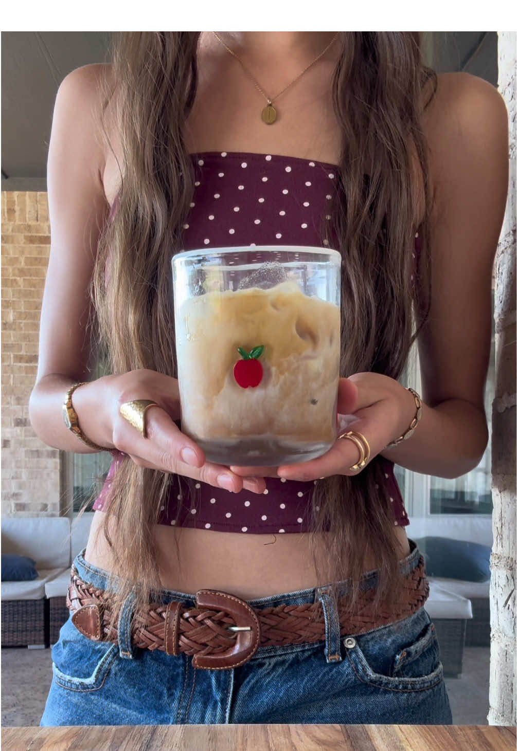 Salted vanilla iced latte 🧂🍦🧊☕️ #coffee #OOTD 
