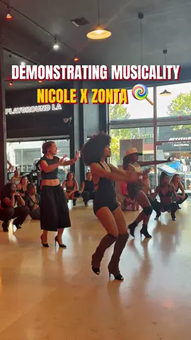 Learning musicality is the key to a dancers success ! #nicolexzonta #lollipop 🍭🍬 @ZONTA @Sequoia_aya 