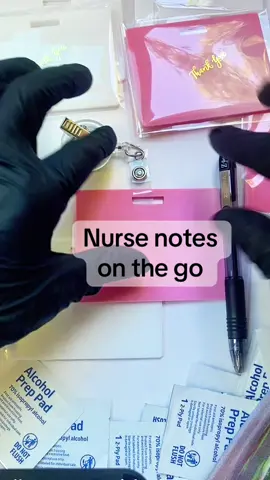 Nurse Notes Unveiled: Hi nurse! No paper near by? Again? Well, guess what?! We got you this awesome tool. Write with basic ballpoint pen, wipe clean with alcohol pad, and reuse. Attention!!! Gel & some super smooth/uni/color ballpoints might leave faint stains. Enjoy!  #nursingtips, #nursinglife, #studentnurse, #nursingnotes,  #creatorsearchinsights 