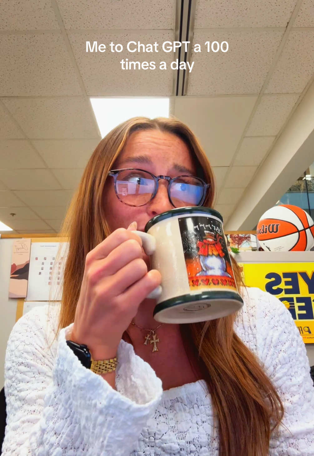 Peep silly snowman mug 🤭 #chatgpt 