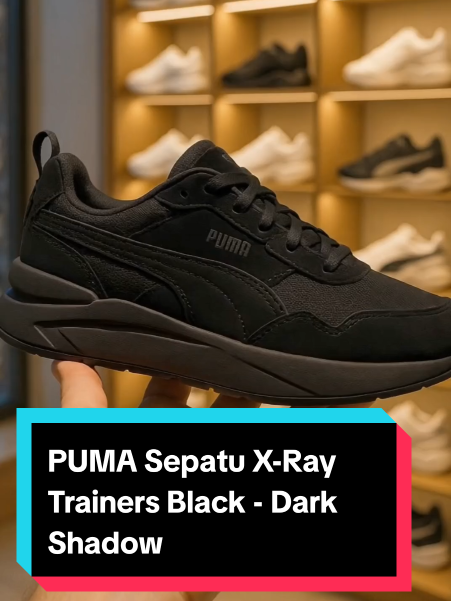 PUMA Sepatu X-Ray Trainers Black - Dark Shadow #fyppppppppppppppppppppppp #puma #sepatupuma #pumablack #terbagus 