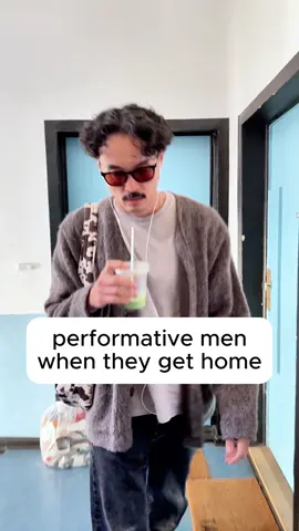 Bro is going through it 😩 #comedy #performative #matcha #feminist #toxicmasculinity 