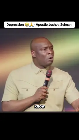 Depression 😭🙏-Apostle Joshua Selman #apostlejoshuaselman  #apostlejoshuaselmannimak 