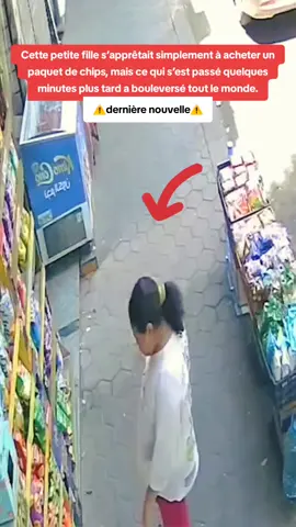 Cette petite fille Haidy s’apprêtait simplement à acheter un paquet de chips, mais ce qui s’est passé quelques minutes plus tard a bouleversé tout le monde. #faitsdivers #enfant #chips #haidy #هايدي 