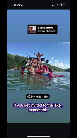 When i invite my friends to the lake , this is what to expect 
