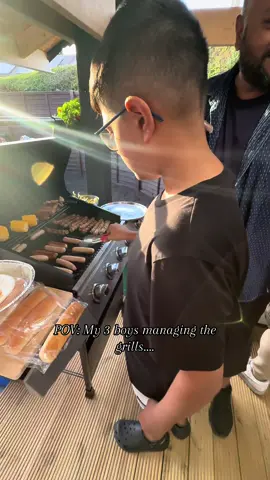 They did an excellent job, cooked for 147 people….others helped too 😊  #forupage #familybbq #summer2025 #fyp #videoviral 