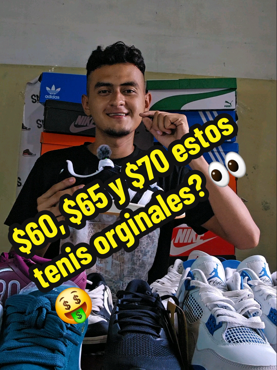 En $60, $65 y $70 Tenis Originales En El Salvador? 👀🤑 #elsalvador #sneakerhead #sneakers #nike #adidas 