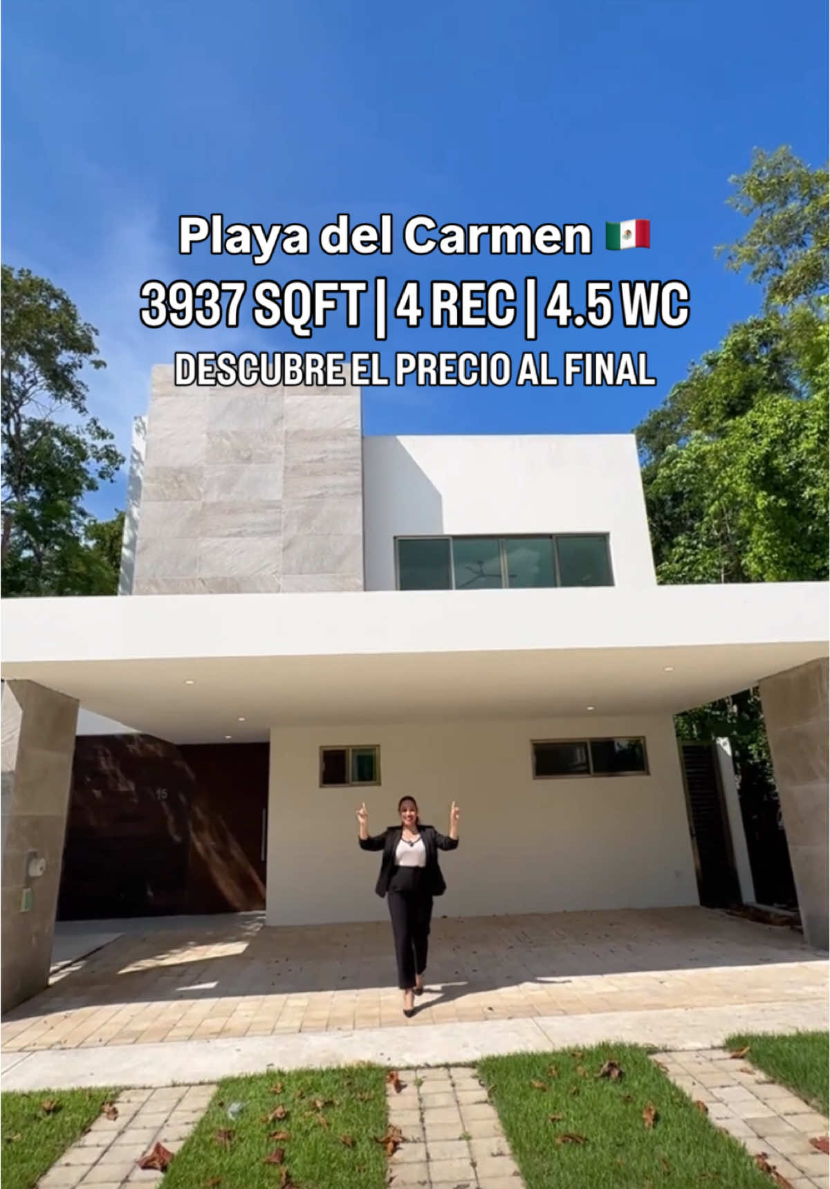 🌴 Casa Moderna en Playa del Carmen 📍 Playa del Carmen, Quintana Roo 💰 $575,000 USD Estrena una elegante residencia de diseño contemporáneo en una de las zonas más exclusivas de Playa del Carmen. Perfecta para quienes buscan confort, privacidad y plusvalía en el corazón de la Riviera Maya. ✔ 3 recámaras + 1 estudio | 4.5 baños ✔ 365 m² de construcción sobre 285 m² de terreno ✔ Estacionamiento techado para 2 autos ✔ Jardín con canal de nado y balcón privado Una propiedad ideal para vivir o invertir, rodeada de naturaleza y con excelente proyección de plusvalía en Playa del Carmen. 📲 Escribe “PLAYA” y recibe todos los detalles para agendar tu visita privada. #luxurylife #luxurylifestyle #luxuryhomes #playadelcarmen #luxury 