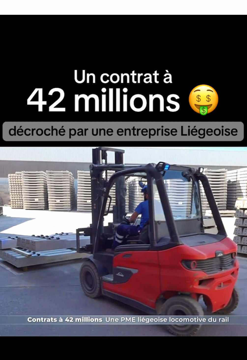 L’entreprise liégeoise, Prefer, décroche un contrat à 42 millions. 🚆👷🏻‍♂️🏗️ #entreprise #belgique #contrat #liege #actu 