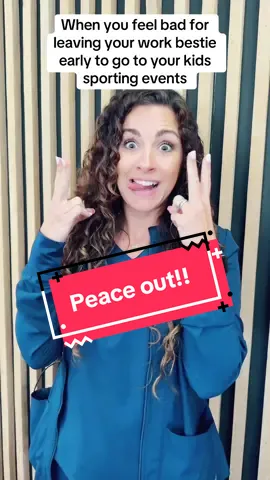 Bestie guilt only lasts 3 seconds 😭➡️✌🏼 #frontdeskbesties #besties #dentaloffice #coworkers #funnytiktok           