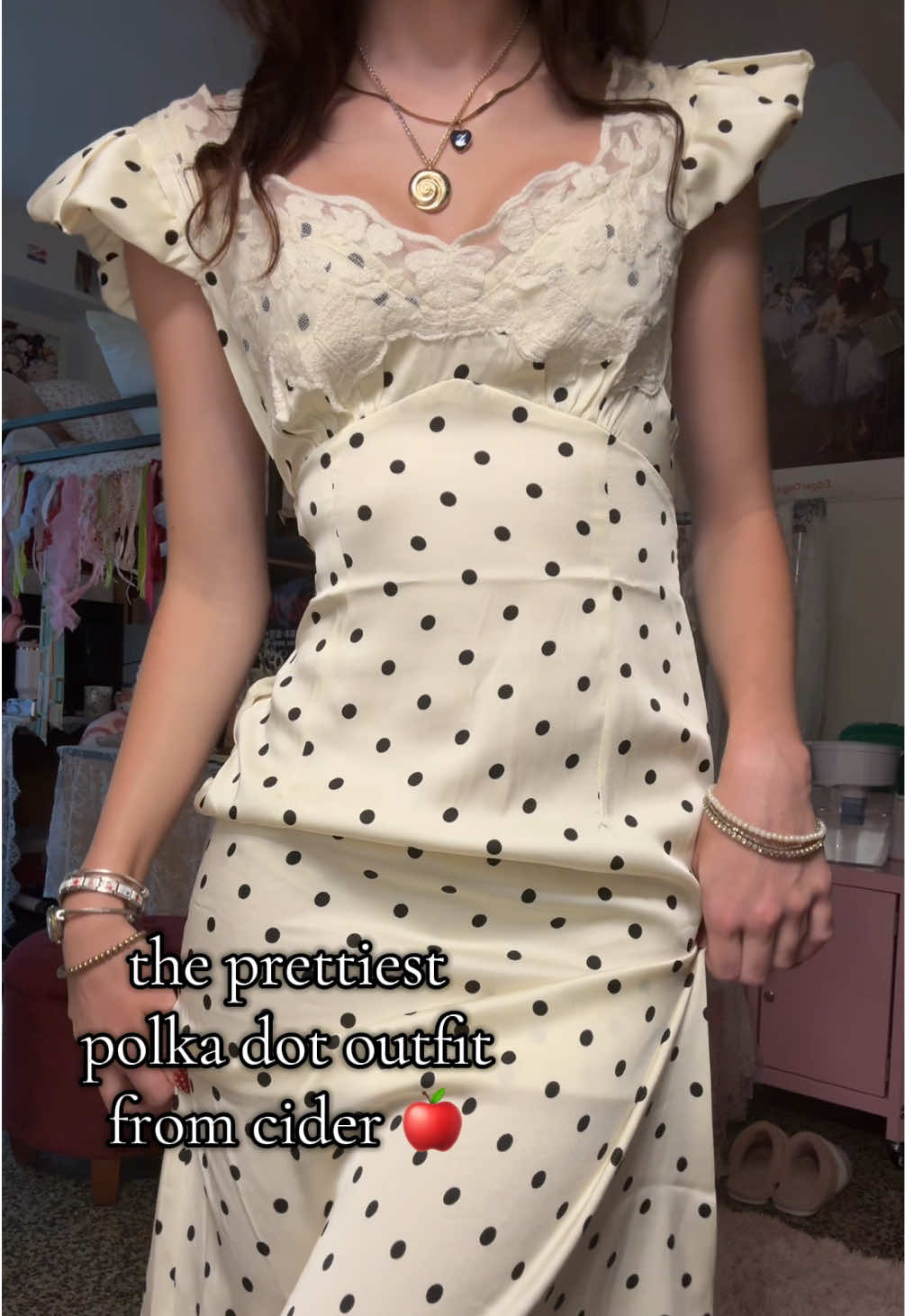 thank you @Cider for the most beautiful fall looks incoming! & use code BLUSHYPENNY15 at checkout <3 #cider #OOTD #fallinspo #polkadot #fyp 