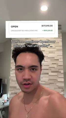 Open door stock is now being talked about by Tom Lee one of the most famous people in CNBC, and I think it’s time the mainstream media starts taking it seriously #fyp #stocks #investing 