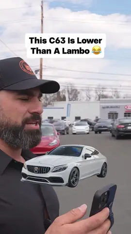 Wait until you see how low this Mercedes C63 is, guys. It's gonna blow your brains out. #c63 #loweredcars #mercedesbenz #carenthusiast #luxury 