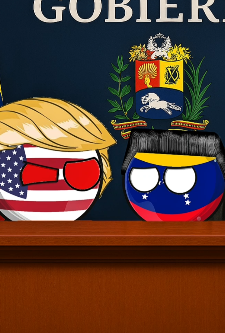 Palabras del presidente de Venezuela a Trump 💀🇻🇪🇺🇸 #venezuelalibre #humor #countryballs #latinoamerica 