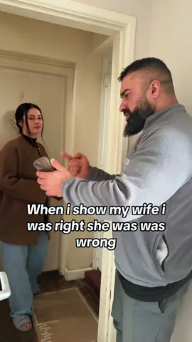 Never tell your wife that she wrong 😂 #fyp #foryou #foryoupage #husbandandwife 