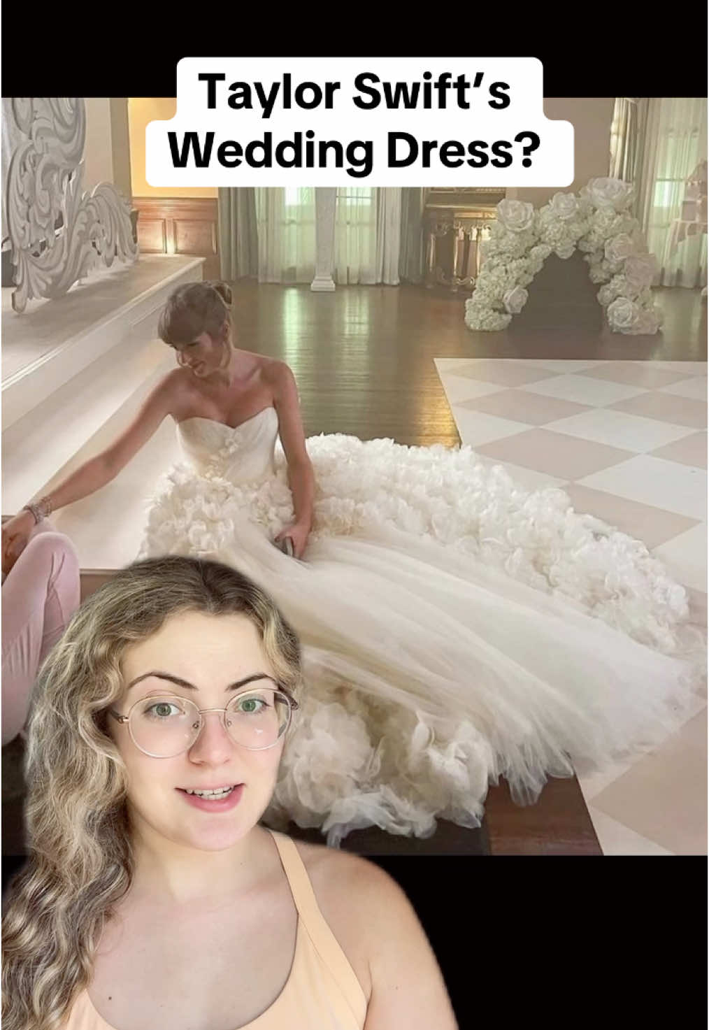 She truly couldn’t go wrong, but Taylor had worn so many pretty gowns in her life that hopefully her wedding gown will be as unique as Taylor! I’m thinking it will exceed my expectations and be way better than anything I could badly edit from her past outfits 😅 #taylorswift #taylorswiftwedding #taylorswifttraviskelce #taylorswiftengaged #taylorswiftengagement #swiftie 