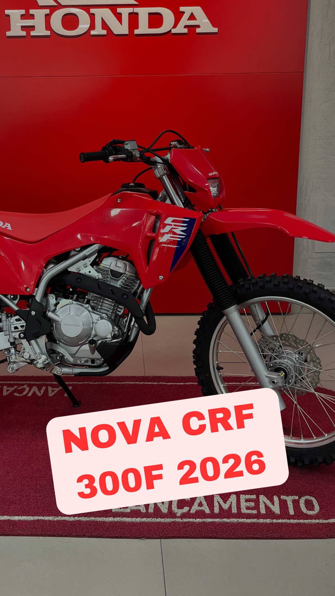 Nova CRF 300F #honda #trail #trilhas #crf #crf300 