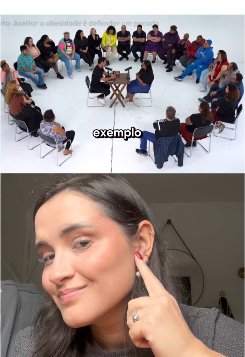 Essa mulher foi uma fofa no 1 treinador e 30 gordos e eu tive uma história parecida com a dela! #obesidade #perdagestacional #emagrecimentosaudavel 