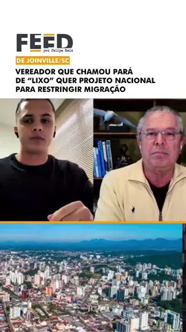 O vereador Mateus Batista (União Brasil), de Joinville (SC), gerou polêmica ao propor um projeto para restringir a migração de pessoas do Norte e Nordeste para o município. Nas redes, ele afirmou que, sem controle, “Santa Catarina vai virar um grande favelão”. Batista também chamou o Pará de “lixo” e alegou que a medida busca equilibrar o pacto federativo. A proposta prevê comprovação de residência em até 14 dias. O deputado Kim Kataguiri apoia a iniciativa. Nesta quarta (27), em entrevista ao Canal do Paulo Mathias, ele detalhou o plano e foi questionado pelo jornalista Felipe Reis se o projeto não deveria ter foco nacional. #Politica #Noticias 