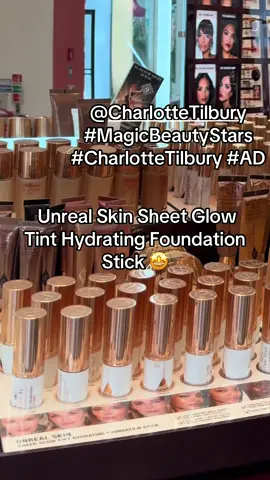 The ULTIMATE NO-FOUNDATION FOUNDATION UNREAL FOUNDATION STICK ✨  Stick @Charlotte Tilbury  #AD #CharlotteTilbury #MagicBeautyStars Code fanicaSM14A gif 15% off your first order  Link to shop  https://friends.charlottetilbury.com/a/fanica