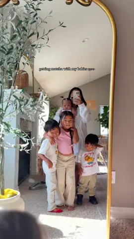 my besties 🤍🍵🫶 #motherhood#matcha#matchalover#momof4 