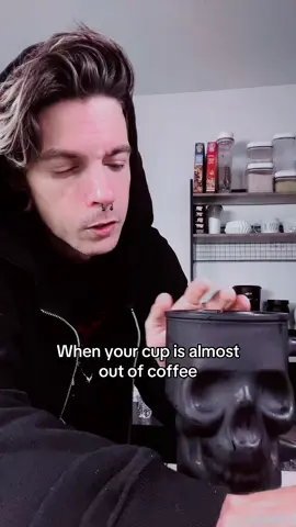 It’s a sad moment when you run out of magic bean juice #fyp #viral #alt #coffee