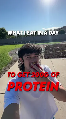 what i eat in a day to get 200g of protein while prioritizing whole foods!
