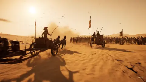 A first-person POV of an Egyptian warrior running into battle across the desert. Chariots race by, infantry lines advance with shields, arrows fly overhead. The horizon is filled with dust and shouting. Spears clash and drums pound. Weather Prompt: Hot, dry desert weather with hazy heatwaves and light sandstorms in the background. Camera Prompt: Dynamic, shaky handheld first-person with fast motion, dodging, and running movement. Quick cuts as if in the middle of chaos. Lighting Prompt: Harsh sunlight with golden-orange tones. Strong shadows from warriors and chariots. High contrast between sunlit and shaded areas. Style Prompt: Cinematic war style, grounded in historical realism. Accurate Egyptian military armor and weapons. Dusty textures and high tension. #AIVideo #AITools #ArtificialIntelligence #FutureTech #AITrends #ForYou #FYP #ViralVideo  ✨ Tool-Specific Hashtags #ChatGPT #GPT5 #OpenAI #MidJourney #RunwayAI #PikaLabs #KaiberAI #Gen2 #ElevenLabs #SunoAI  🎨 Creative AI Hashtags #AIArt #AIEdit #AICreativity #DigitalMagic #NextLevelEdits #UnrealAI #AITransformation  🚀 Trending Boosters #MustWatch #InsaneEdits #TrendAlert #WowFactor #MindBlowingAI #TechTok 