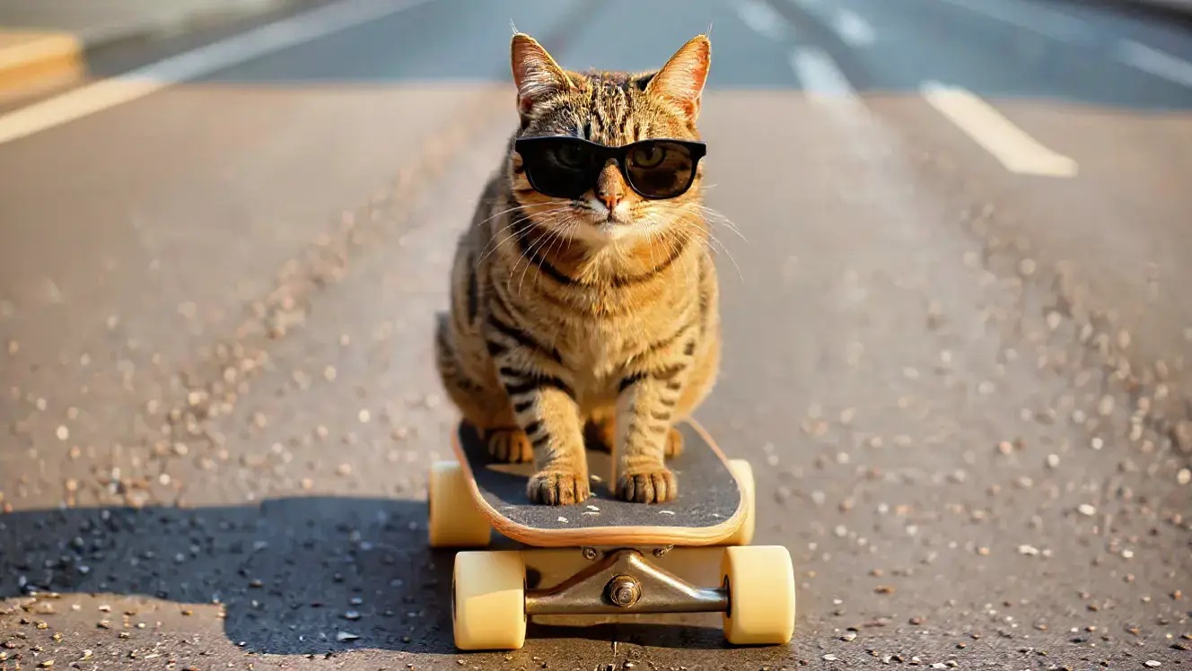 My very first AI image. Thoughts? #catlife #coolcat #catlovers #ai 