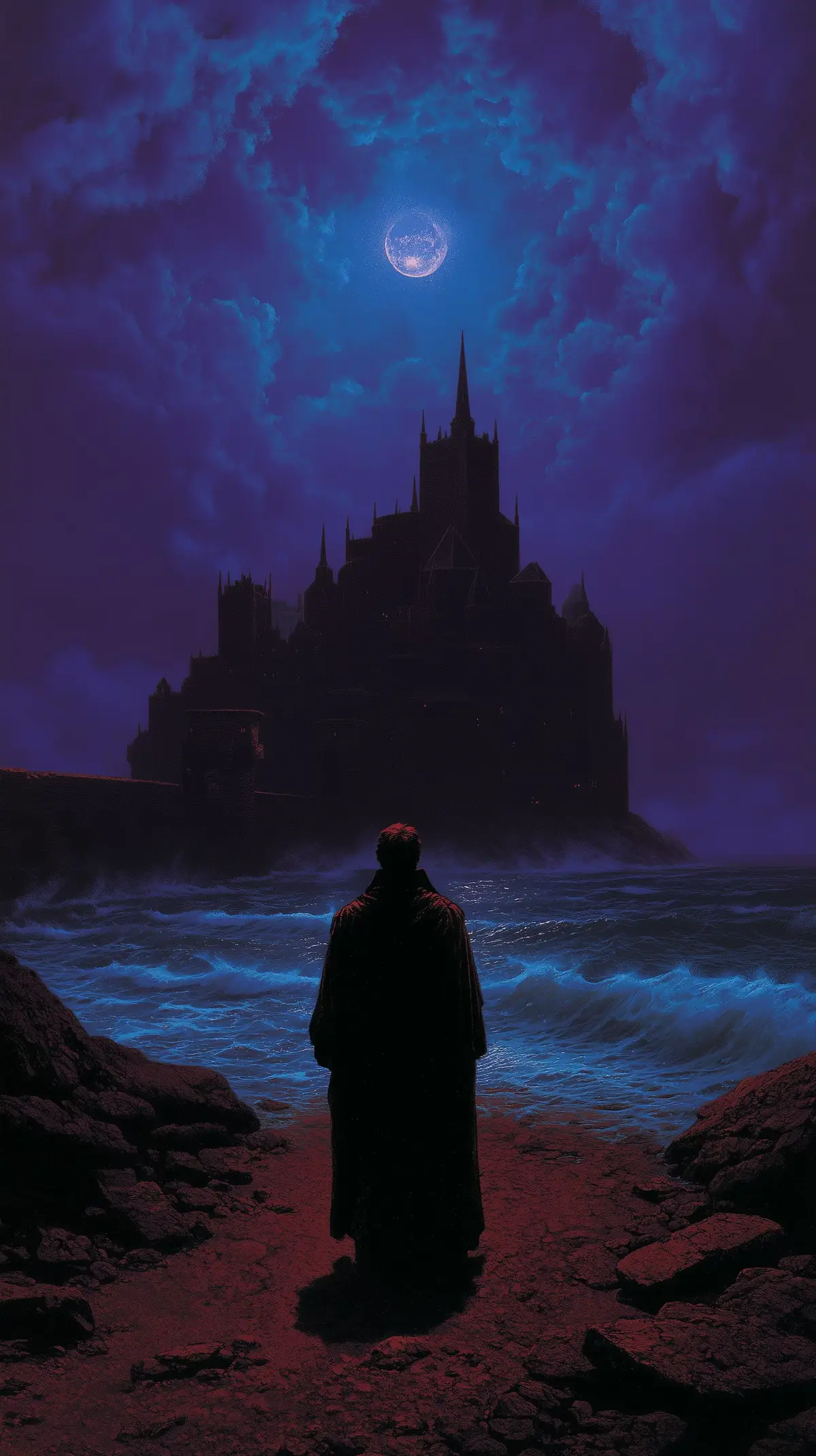 Night Fantasy … 🌌 #darkfantasy #darkfantasyaesthetic #darkfantasyart #midjourney 