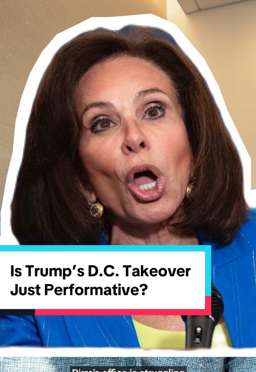 Jeanine Pirro's office couldn't even get an indictment for the Subway sandwich guy. #jeaninepirro #washingtondc #news #nationalguard #politics 