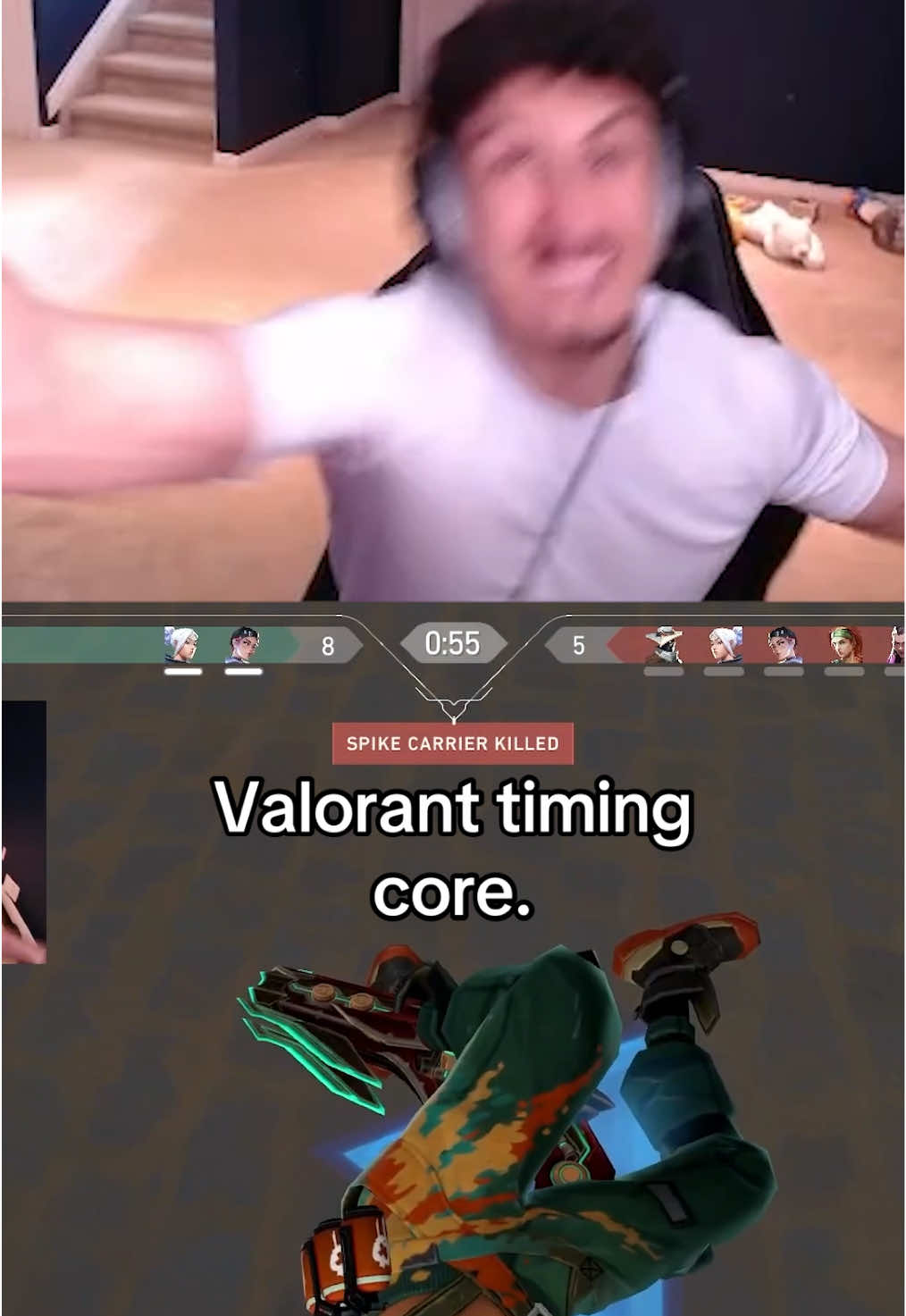 Valorant timing loves Mooda 😭 #subroza #mooda #Valorant #radiant #valorantclips             