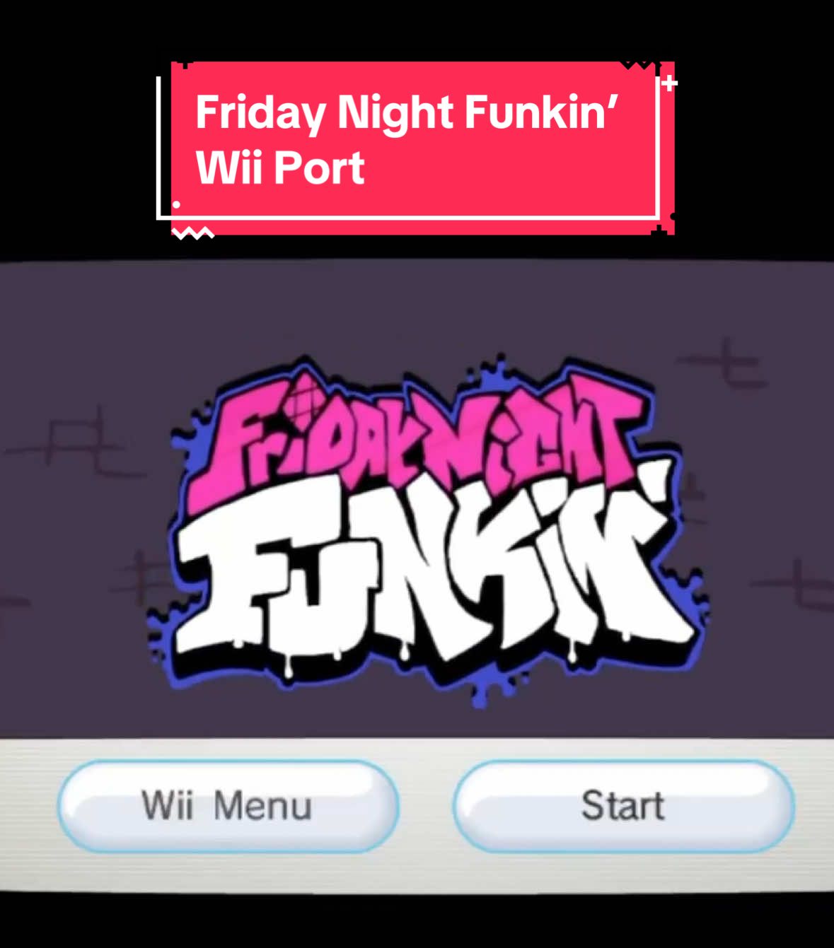 Friday Night Funkin’ Wii Port Dev Log No.1 Started this project a few weeks ago. I really hope to actually finish this. #nintendo #fnf #wii #homebrew #fridaynightfunkin