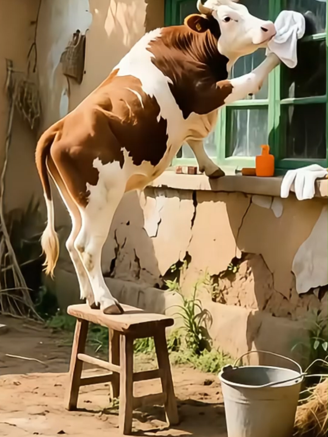 Incredible Cow Washes Home Window Glass Like a Pro | You Won’t Believe What This Cow Can Do! | AI Cow Cleaning Windows Like a Pro | Unbelievable Cow Skills | Trending Animation! | Watch an Incredible Cow Wash Glass Like a Professional | Viral AI Animation! | AI Cow Shows Off Window Washing Skills You Won’t Believe | Trending Animation! | Unbelievable Cow Cleans Home Windows Like a Pro | AI Animation You Have to See! | Amazing AI Cow Cleans Windows Like a Boss | Unbelievable Cow Stunt! | Cow Washing Windows Like a Pro? You Won’t Believe What AI Can Do! | Incredible AI Cow Cleans Windows Like a Pro | Viral and Trending Animation! | AI Cow Does the Impossible: Washing Windows Like a Professional | Trending Animation! | This AI Cow Will Amaze You: Professional Window Cleaning Like You've Never Seen Before! #AIAnimation #foryou#WindowCleaning #ViralCow #TrendingAnimation