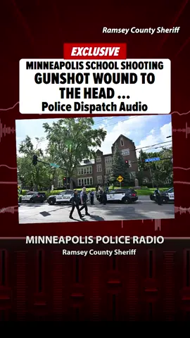 Law enforcement responding to a mass shooting at a Minneapolis Catholic school called for a bunch of medical personnel and resources to handle a large number of gunshot victims ... including one person who took a bullet to the head ... police dispatch audio reveals. Full story at the 🔗in bio. 📹: Ramsey County Sheriff