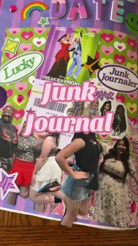 I’m obsessed with this spread! Loving the colors 💗🥹🪩✨ @Sincerelypolly @junkjournaljaz @sammayah | junk journal📙 @ClaaudiaaGee @Danieela @Veronica🌷🌟   #junkjournal #junkjournalwithme #junkjournaling #junkjournals #junkjournalideas 