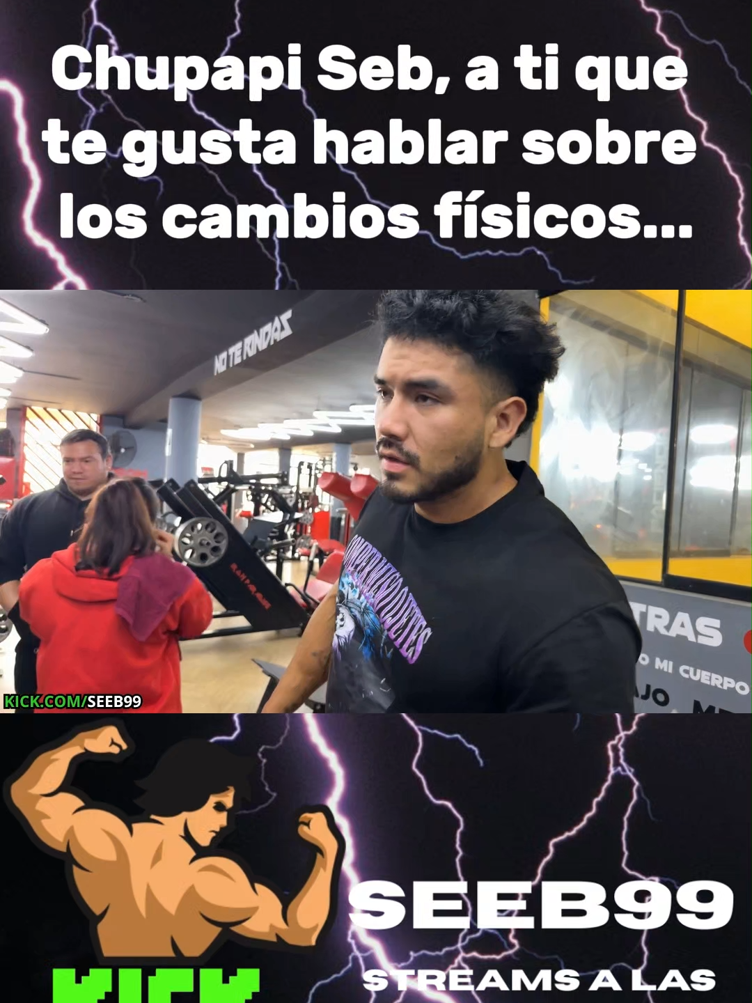 reciclen carajo#seeb99 #gym #show #risa #renzosivina #peru🇵🇪 #sed #fyp #kick #streamer #stream #clips #musculation #fy #locura #bodybuilders #work #glory #pain #Fitness